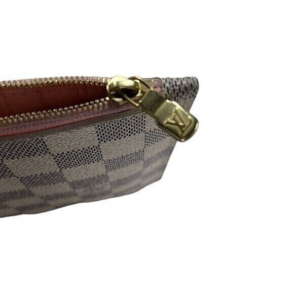 Louis Vuitton Pochette Damier Azur MM Wrist Strap Wristlet - Picture 6 of 12